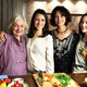 Rebecca Schull (left), Italia Ricci, Mary Page Keller, Haley Ramm